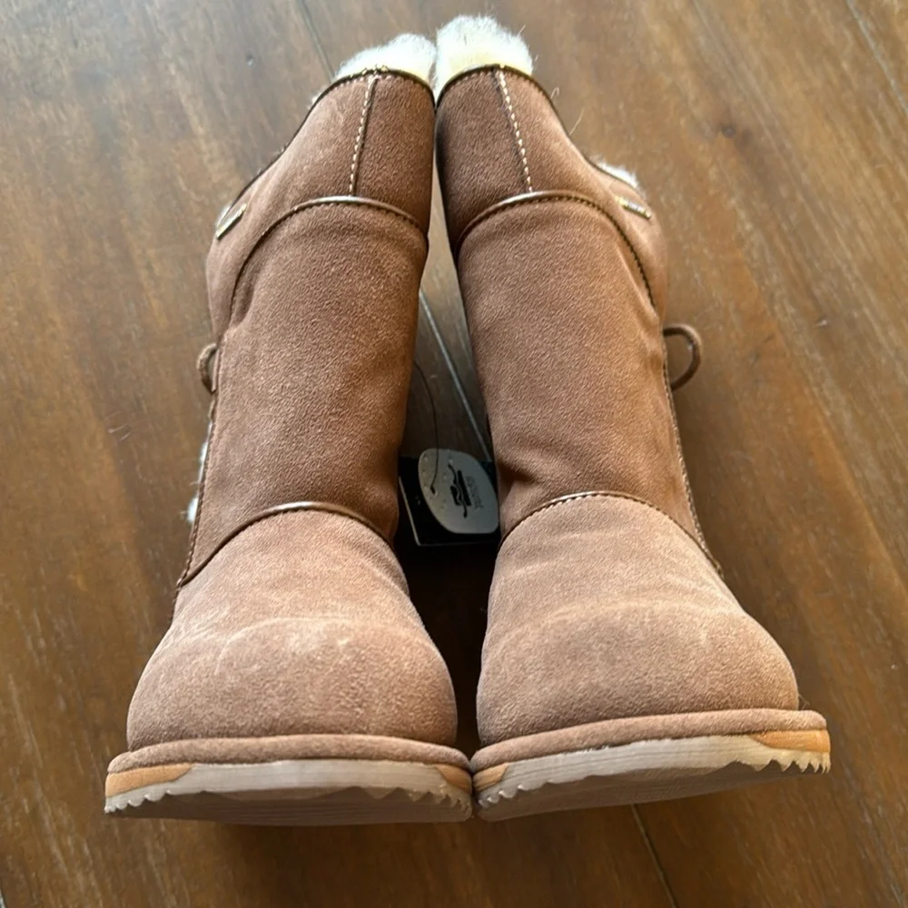 New Size 12 EMU Australia Airlie Suede merino wool lining waterproof boots
